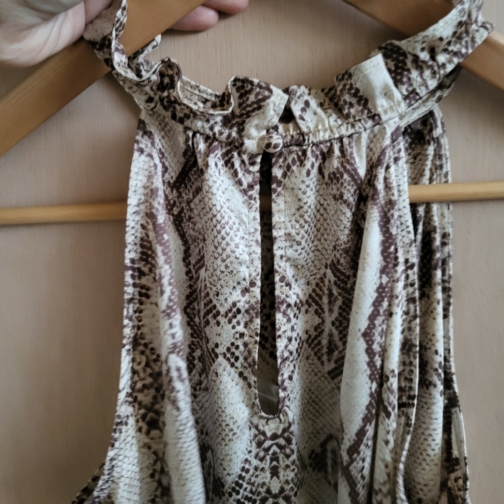 snake print top new with tags - image 2